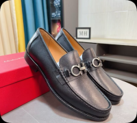 鞋子上货模板:(勿删!!!)Ferragamo(颜色)(什么皮料)Leather Shoes - Ferragamo Man Business Leather Shoes